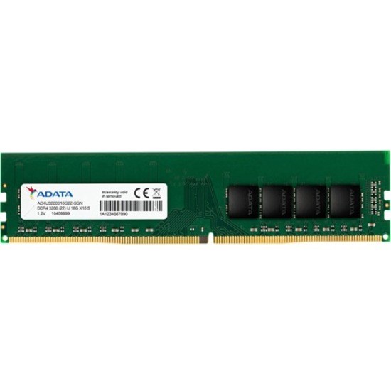 Adata Premier AD4U320016G22-SGN RAM Module for Desktop PC, Server - 16 GB (1 x 16GB) - DDR4-3200/PC4-25600 DDR4 SDRAM - 3200 MHz - CL22 - 1.20 V