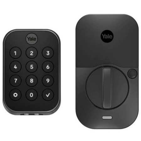 Yale Assure Lock 2 Key-Free Keypad with Bluetooth in Black Suede