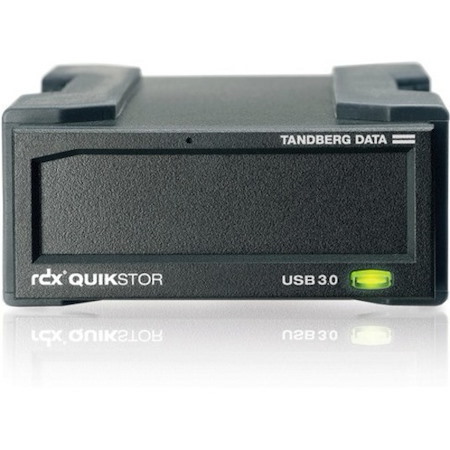 Tandberg Data RDX QuikStor 8782-RDX Drive Dock - USB 3.0 Host Interface External - Black