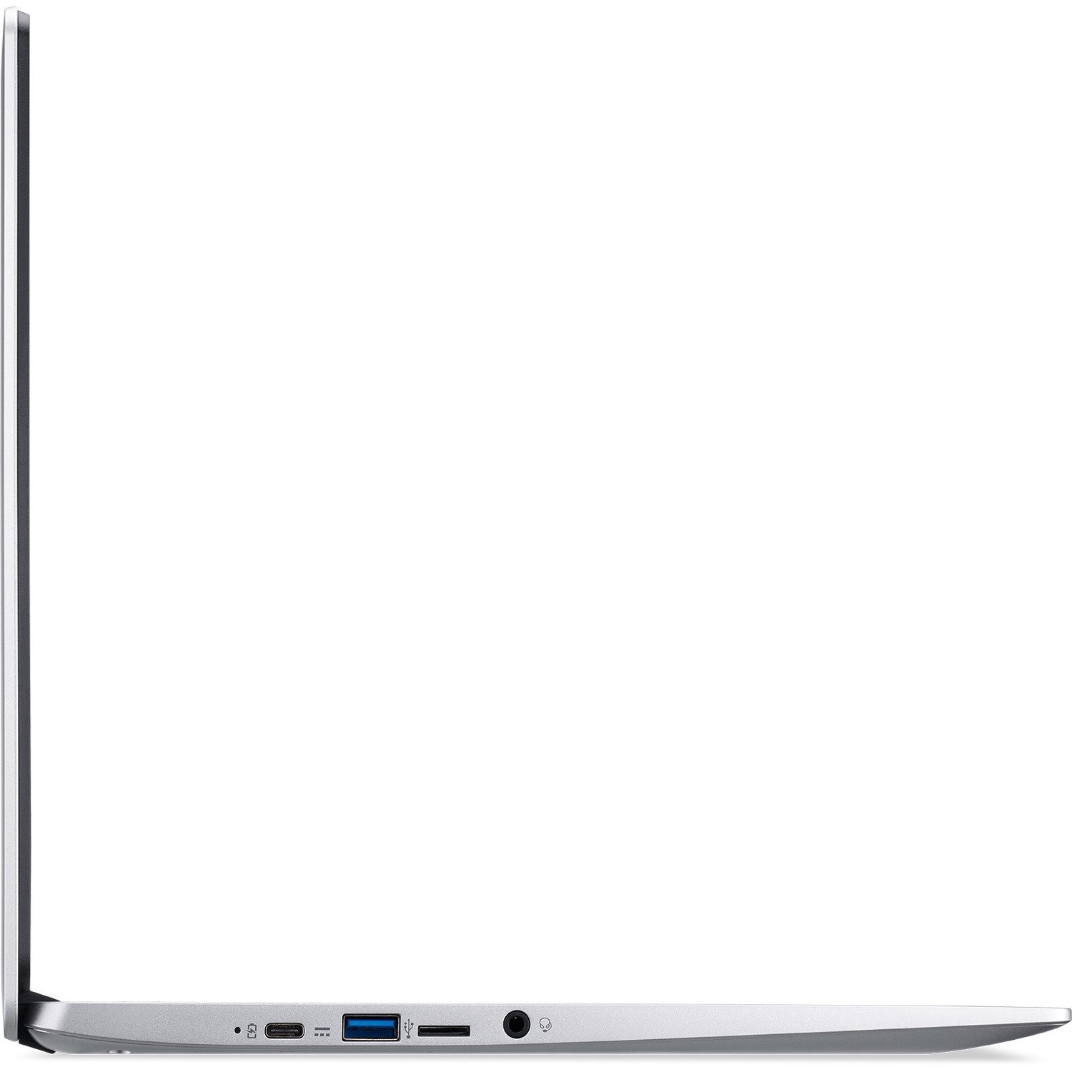 Acer Chromebook 315 CB315-3H CB315-3H-C19A 15.6" Chromebook - HD - 1366 x 768 - Intel Celeron N4020 Dual-core (2 Core) 1.10 GHz - 4 GB Total RAM - 64 GB Flash Memory - Pure Silver