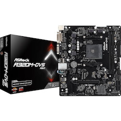 ASRock A320M-DVS R3.0 Desktop Motherboard - AMD A320 Chipset - Socket AM4 - Micro ATX