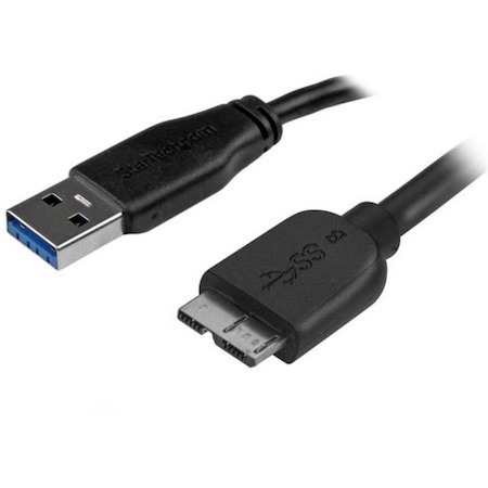StarTech.com 3m (10ft) Slim SuperSpeed USB 3.0 (5Gbps) A to Micro B Cable - M/M
