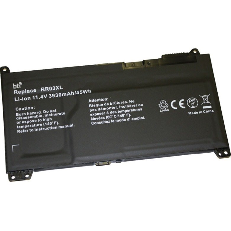 BTI RR03XL-BTI 11.4V 48WHR LI-ION BATTERY 851477-421, RR03XL, 851610-850, 851610-855, RR03048XL-PR PROBOOK 470 G5, 455 G5, 455 G4, 450 G5, 450 G4, 440 G5, 440 G4, 430 G5, 430 G4, MT21, MT20