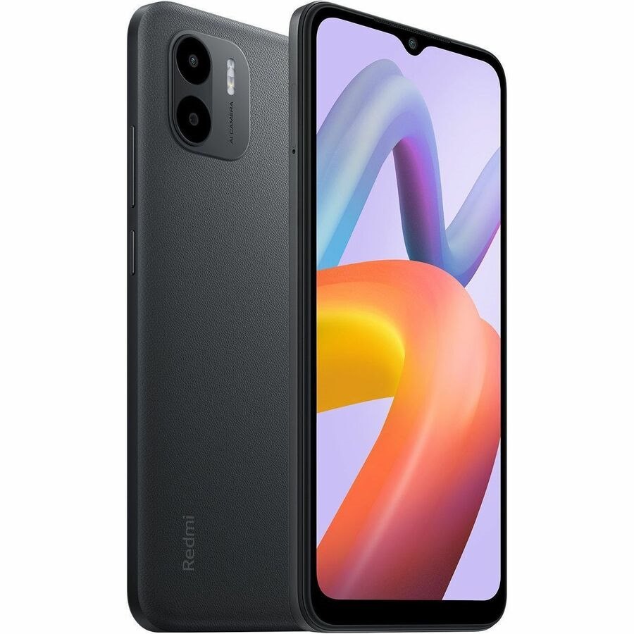 Redmi A2 32 GB Smartphone - 16.5 cm (6.5") LCD HD+ 1600 x 720 - Octa-core (Cortex A53Quad-core (4 Core) 2.20 GHz + Cortex A53 Quad-core (4 Core) 1.70 GHz - 2 GB RAM - Android 12 (Go Edition) - 4G - Black