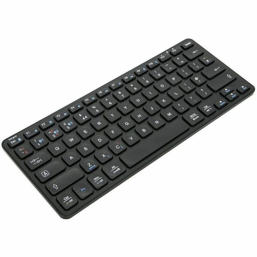 Targus Keyboard - Wireless Connectivity - Spanish - QWERTY Layout - Black