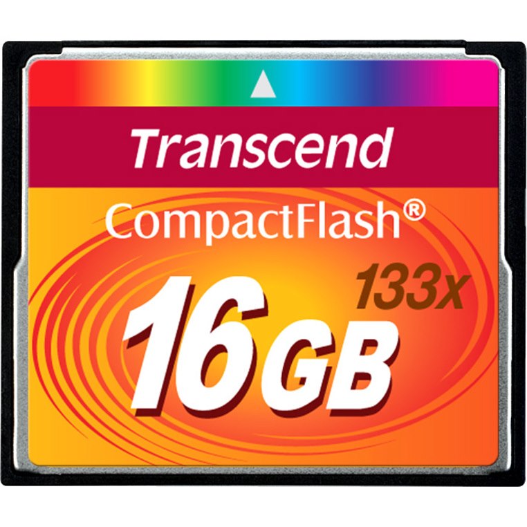 Transcend 16GB CompactFlash (CF) Card - 133x