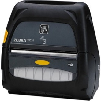 Zebra ZQ520 Double Sided Mobile Direct Thermal Printer - Monochrome - Portable - Receipt Print - USB - Bluetooth