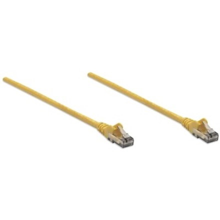 Network Patch Cable, Cat6, 10m, Yellow, CCA, U/UTP, PVC, RJ45, Gold Plated Contacts, Snagless, Booted, Lifetime Warranty, Polybag