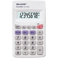 Sharp Elsi Mate EL233SB Simple Calculator