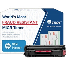 Troy Toner Secure Original MICR Laser Toner Cartridge - Alternative for Troy, HP CF283A - Black - 1 Pack