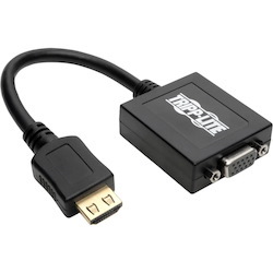 Tripp Lite by Eaton HDMI to VGA with Audio Converter Cable Adapter for Ultrabook/Laptop/Desktop PC, (M/F), 6-in. (15.24 cm)