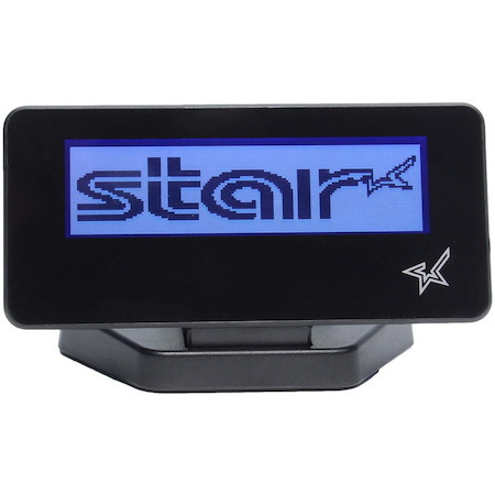 Star Micronics Black LCD Customer Display - USB, 2x20 Characters, mPOPÃ?&reg; Compatible