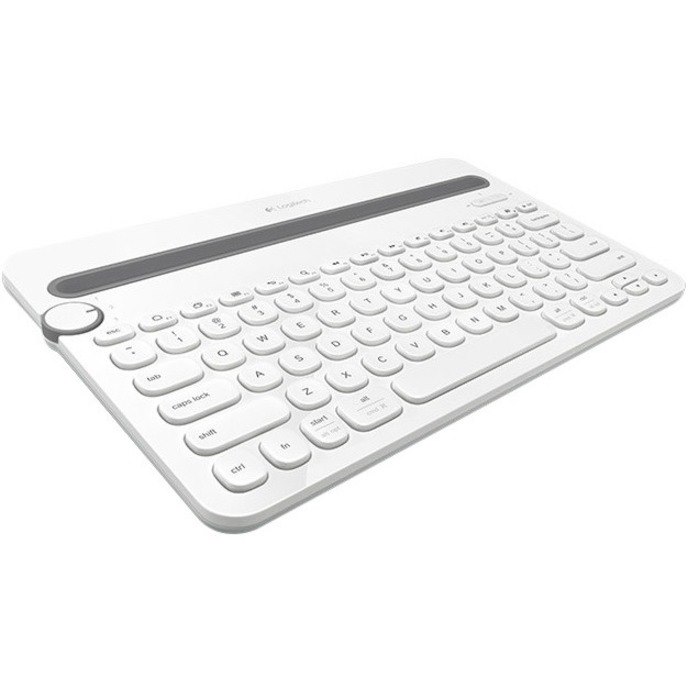 Logitech K480 Keyboard - Wireless Connectivity - White