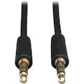 Eaton Tripp Lite Series 3.5mm Mini Stereo Audio Cable for Microphones, Speakers and Headphones (M/M), 15 ft. (4.57 m)