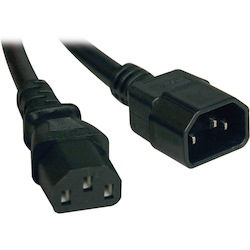 Tripp Lite Computer Power Extension Cord Adapter 13A 16AWG C14 to C13 5'