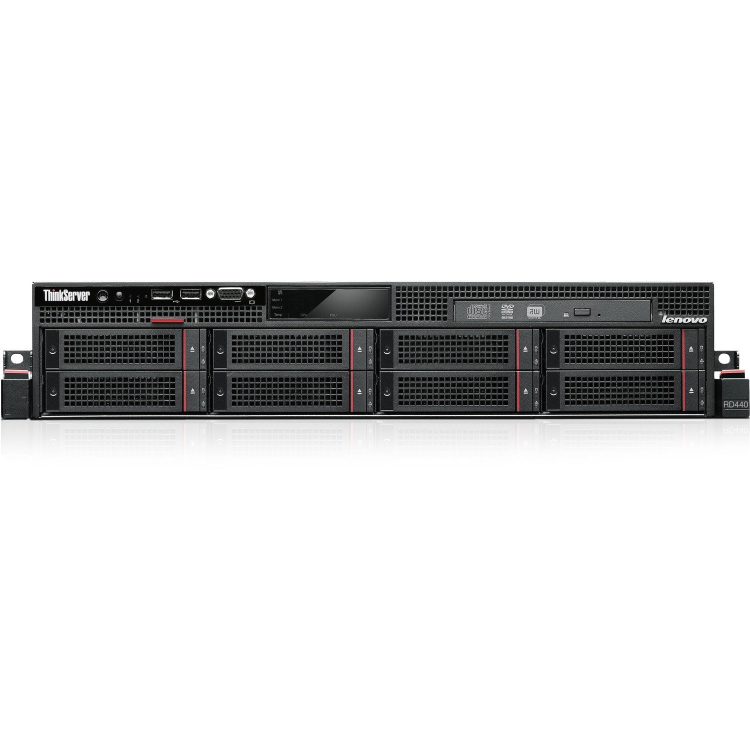 Lenovo ThinkServer RD440 70AF0002UX 2U Rack Server - Intel Xeon 2.50 GHz - 16 GB RAM