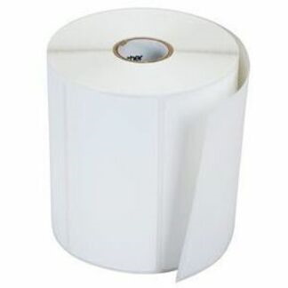 Brother 4in x 2in White Standard Direct Thermal Labels, Die-Cut Roll