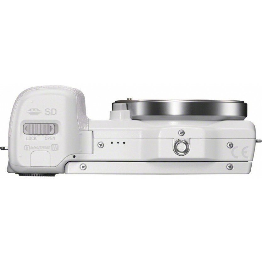 Sony alpha NEX-5R 16.1 Megapixel Mirrorless Camera with Lens - 0.63" - 1.97" - White