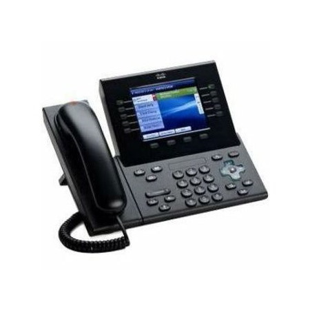 Cisco 8961 IP Phone - Refurbished - Corded - Corded - Wall Mountable - Charcoal