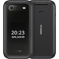Nokia 2660 Flip 128 MB Feature Phone - 2.8" Flexible Folding Screen TFT LCD QVGA 240 x 320 - Cortex A71 GHz - 48 MB RAM - Series 30+ - 4G - Black