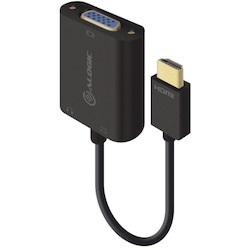Alogic 15cm HDMI to VGA Adapter With 3.5mm Audio - Male to Female (Full HD -1920 X 1080)