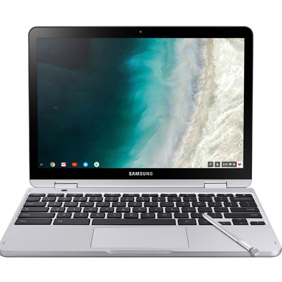 Samsung Chromebook Plus V2 XE520QAB-K01 12.2" Touchscreen Convertible 2 in 1 Chromebook - Intel Celeron 3965Y - 4 GB - 32 GB Flash Memory - Light Titan