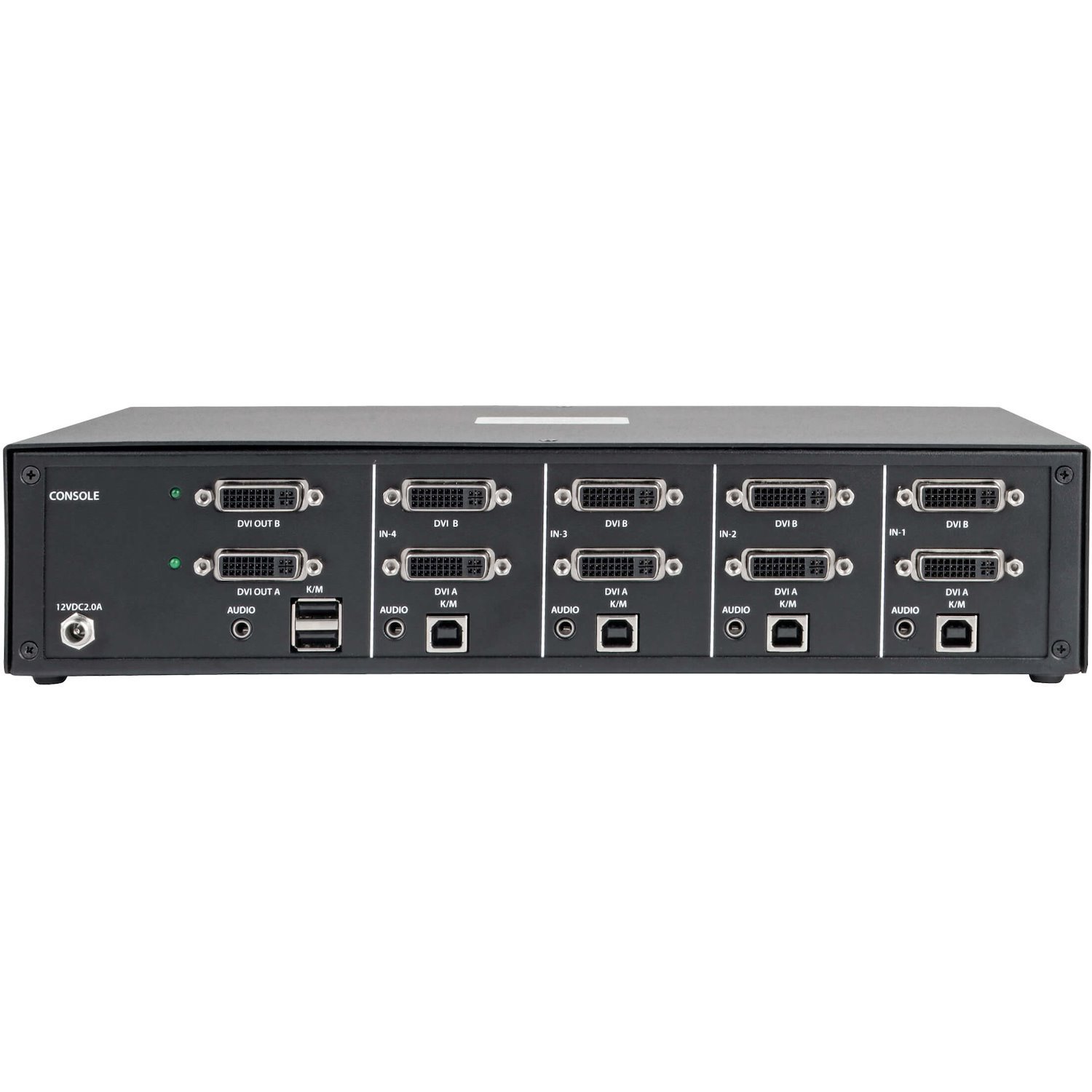 Tripp Lite by Eaton Secure KVM Switch, 4-Port, Dual Monitor, DVI to DVI, NIAP PP3.0 Certified, Audio, TAA