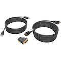 Tripp Lite by Eaton HDMI/DVI/USB KVM Cable Kit, 10 ft. (3.05 m) - USB 2.0, 4K 60Hz