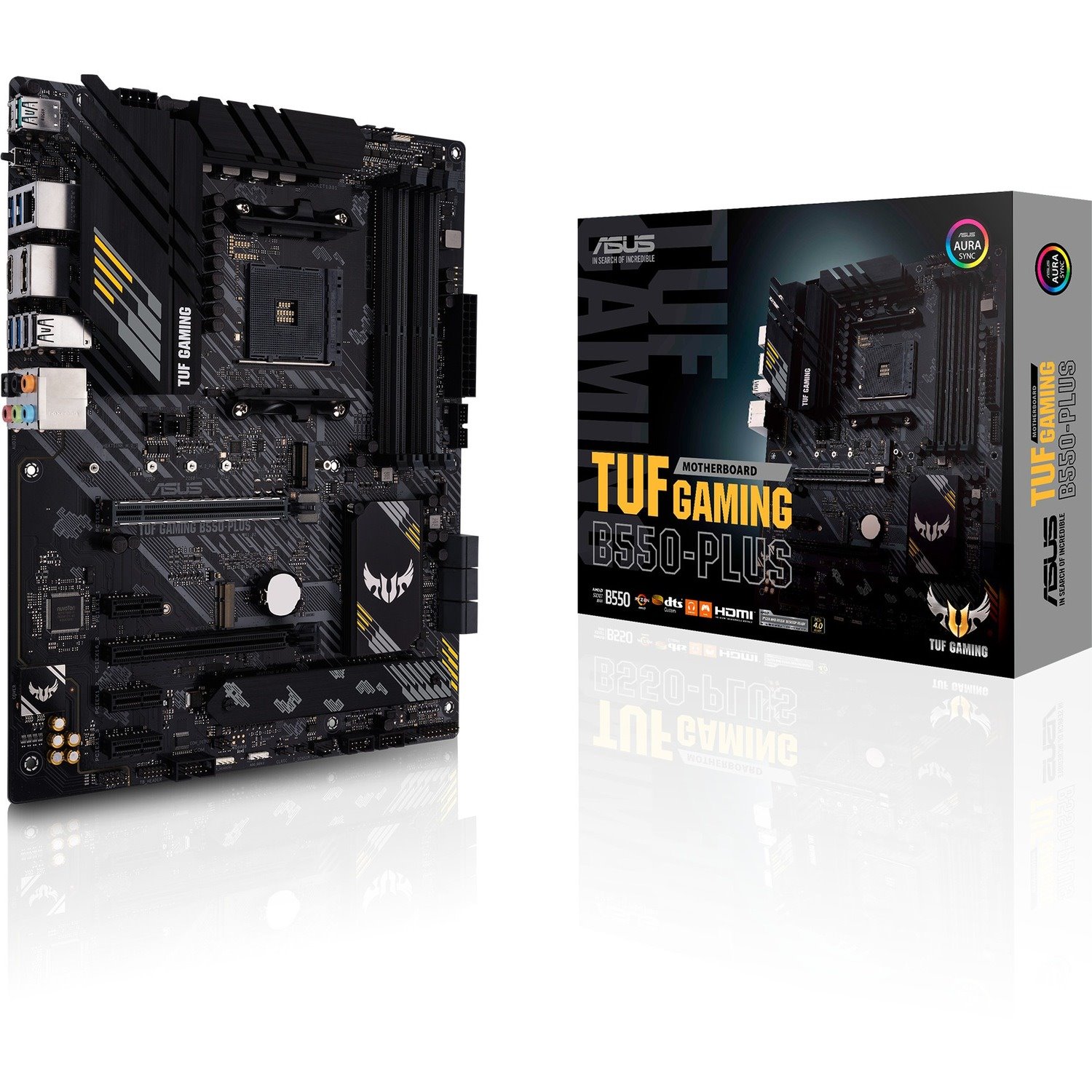 TUF GAMING B550-PLUS Desktop Motherboard - AMD B550 Chipset - Socket AM4 - ATX