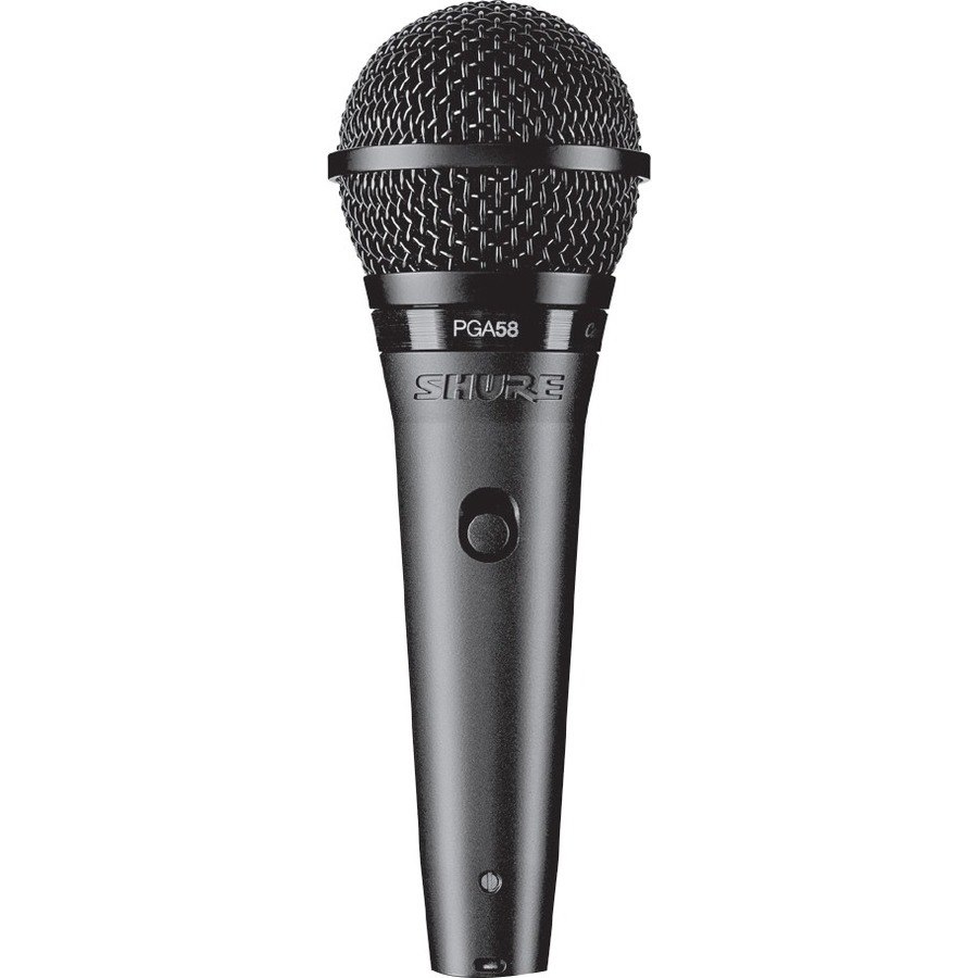 Shure PG ALTA PGA58 Wired Dynamic Microphone - Black Metallic