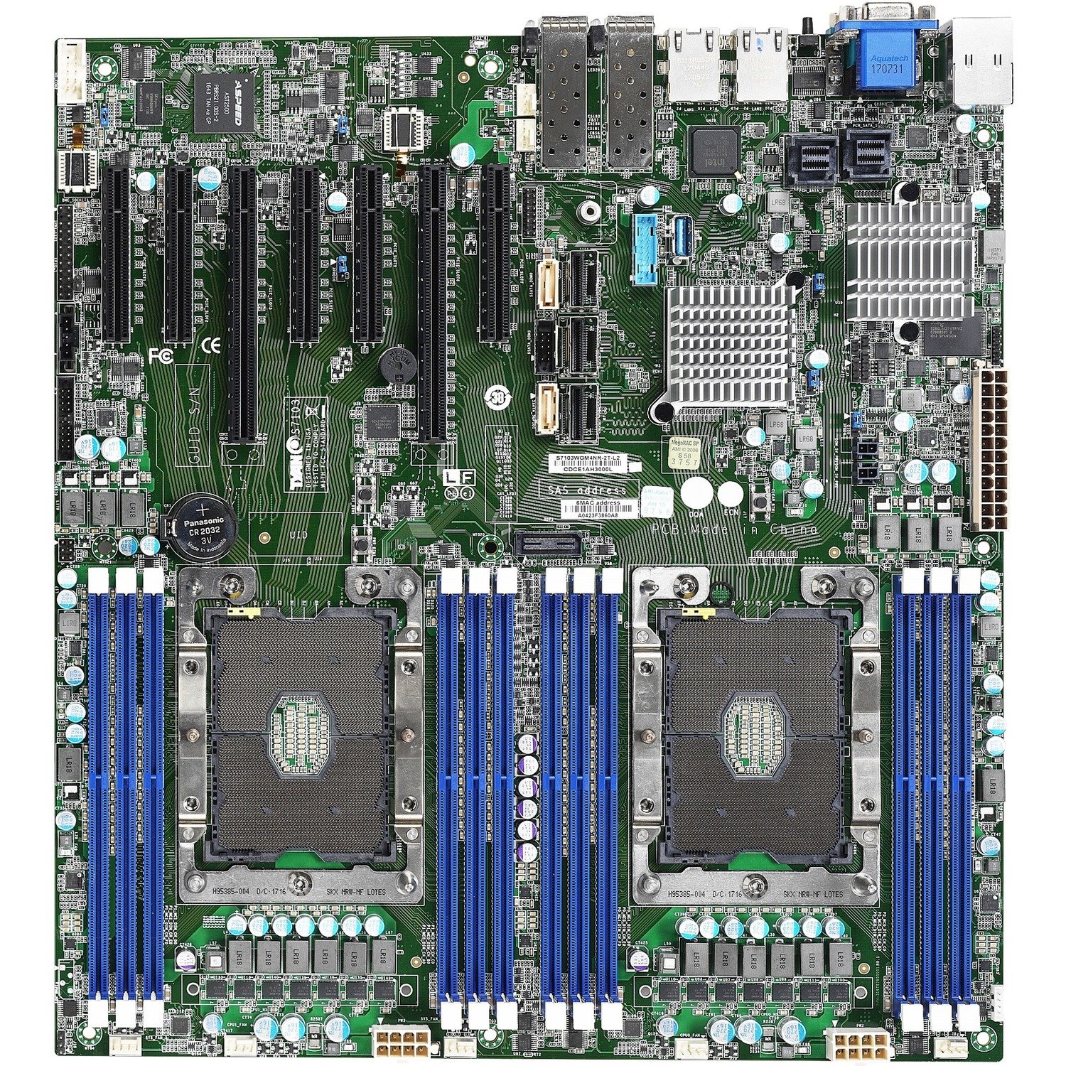 Tyan Tempest CX S7103 Server Motherboard - Intel C622 Chipset - Socket P LGA-3647 - Extended ATX
