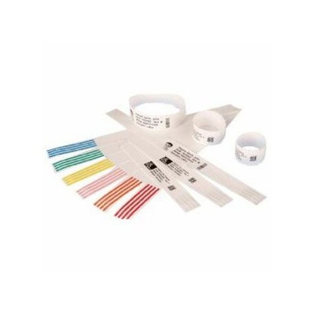 Zebra Z-Band Direct Wristband Cartridge Kit (White)