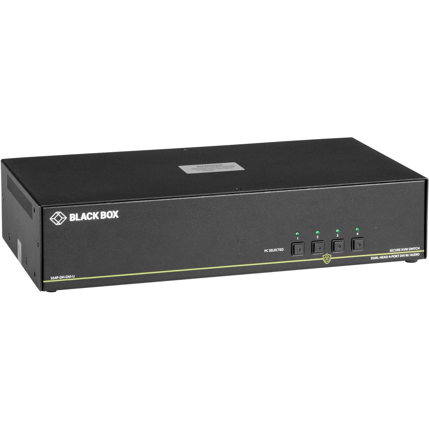 Black Box NIAP 3.0 Secure 4-Port Dual-Head DVI-I KVM Switch
