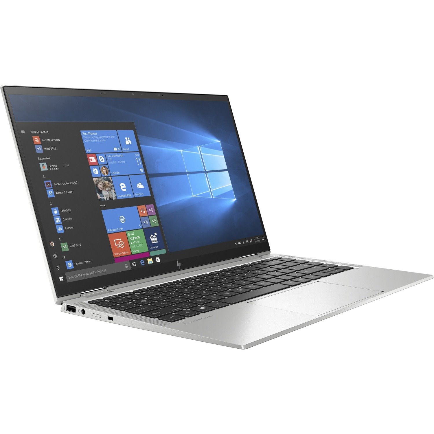 HP EliteBook x360 1040 G7 LTE 35.6 cm (14") Touchscreen Convertible 2 in 1 Notebook - Intel Core i5 10th Gen i5-10310U Hexa-core (6 Core) 1.70 GHz - 16 GB Total RAM - 512 GB SSD