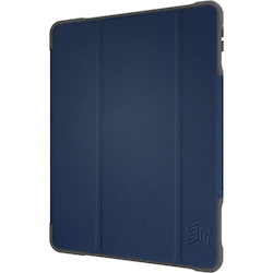 STM Goods Dux Plus Duo Carrying Case for 10.2" Apple iPad (7th Generation) - Blue, Clear