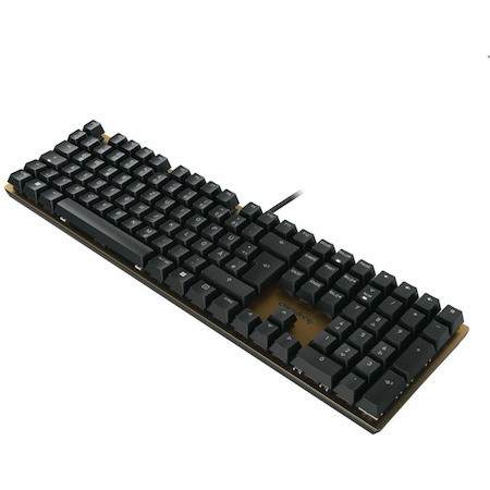 CHERRY KC 200 MX-Wired Keyboard - MX2A SILENT RED - Black/Bronze Housing
