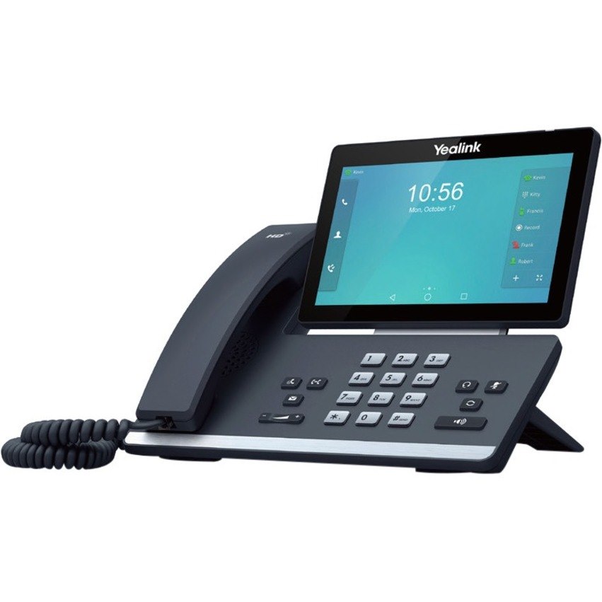 Yealink SIP-T58A IP Phone - Corded/Cordless - Corded/Cordless - Bluetooth, Wi-Fi - Wall Mountable, Desktop - Black
