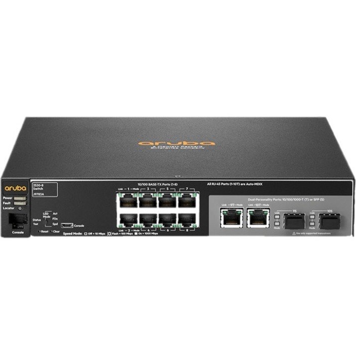 HPE 2530 2530-8 8 Ports Manageable Ethernet Switch