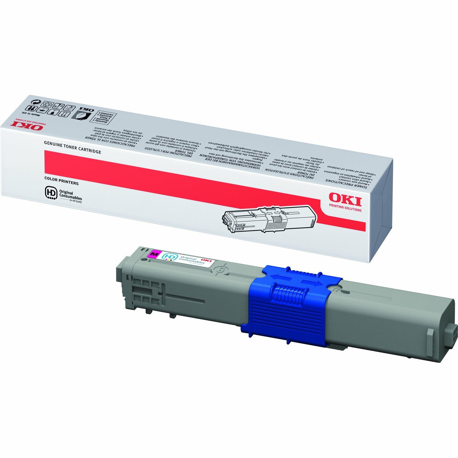 Oki 44469705 Original LED Toner Cartridge - Magenta Pack