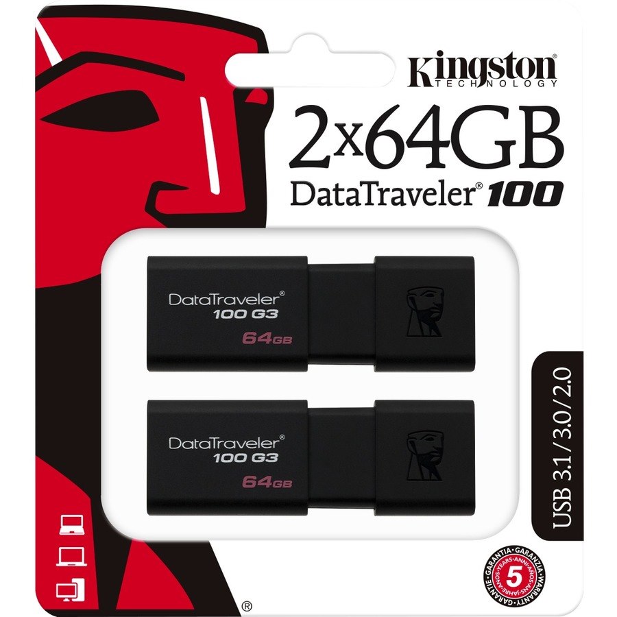 Kingston DataTraveler 100 G3 USB Flash Drive