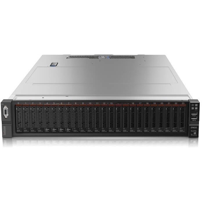 Lenovo ThinkSystem SR650 V2 7Z73A0AVEA 2U Rack Server - 1 x Intel Xeon Silver 4309Y 2.80 GHz - 32 GB RAM - 12Gb/s SAS, Serial ATA Controller