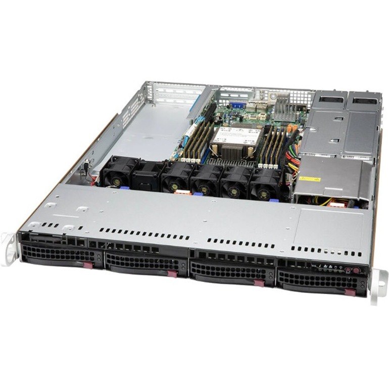 Supermicro SuperServer SYS-510P-WTR Barebone System - 1U Rack-mountable - Socket LGA-4189 - 1 x Processor Support