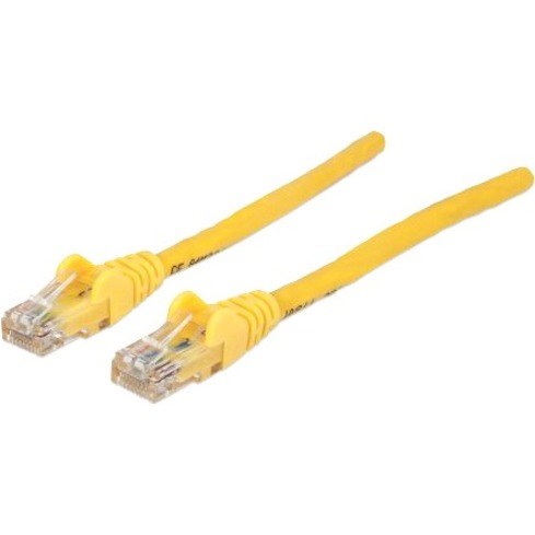 Intellinet Network Solutions Cat6 UTP Network Patch Cable, 50 ft (15.0 m), Yellow