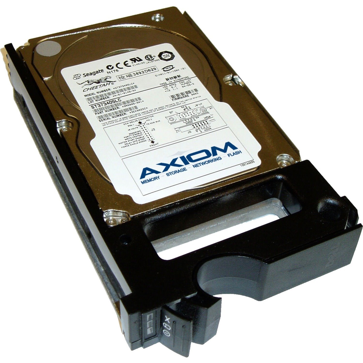 Axiom 2TB 6Gb/s SATA 7.2K RPM LFF Hot-Swap HDD for HP - 658079-B21, 658102-001