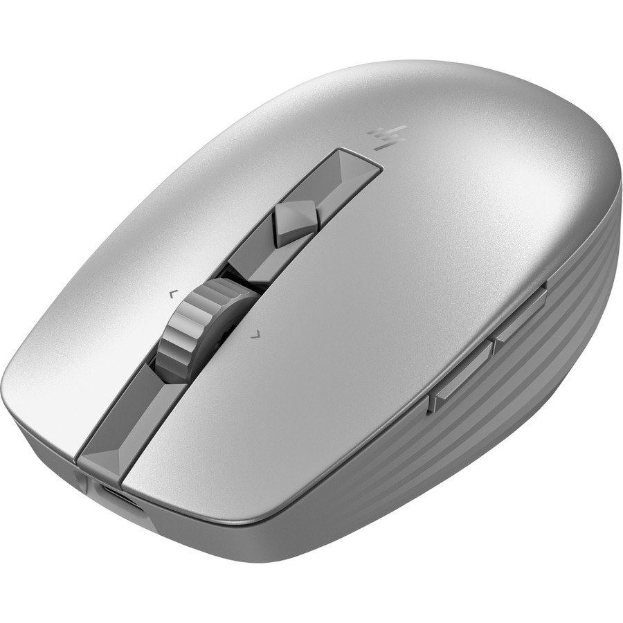 HP 710 Mouse - Bluetooth - USB Type A - 6 Programmable Button(s) - Silver