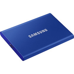 Samsung T7 MU-PC500H/WW 500 GB Portable Solid State Drive - External - PCI Express NVMe - Indigo Blue