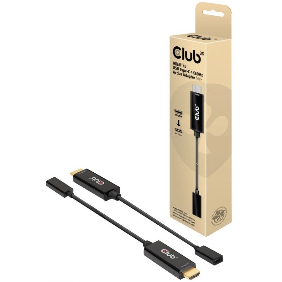 Club 3D HDMI to USB Type-C 4K60Hz Active Adapter M/F