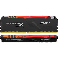 HyperX Fury RAM Module for Desktop PC - 32 GB (2 x 16GB) - DDR4-2666/PC4-21300 DDR4 SDRAM - 2666 MHz - CL16 - 1.20 V