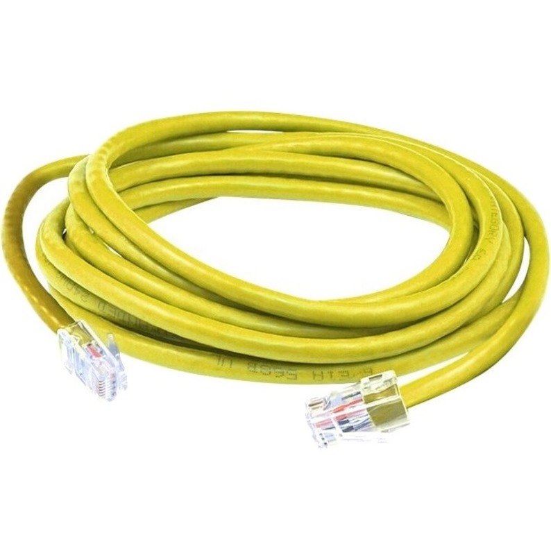 AddOn 3ft Yellow CAT 5E PVC Ethernet Cable Non-Booted RJ-45 M/M