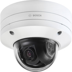 Bosch FLEXIDOME IP 8 Megapixel 4K Network Camera - Color, Monochrome - Dome - White
